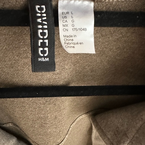H&M Tan Wool Utility Jacket - Picture 3 of 3